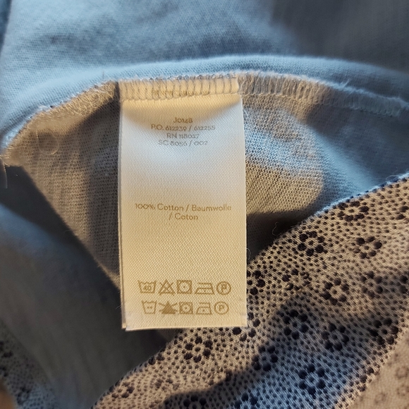 Boden Two Toned Blue Dress With Pockets Size 6P - Picture 7 of 7